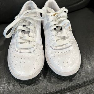 White Leather Sneakers